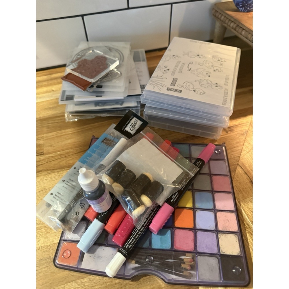 Stampin Up Lot Mix Of New And Used And Extras